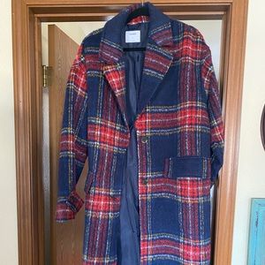 Old Navy XL Plaid Coat